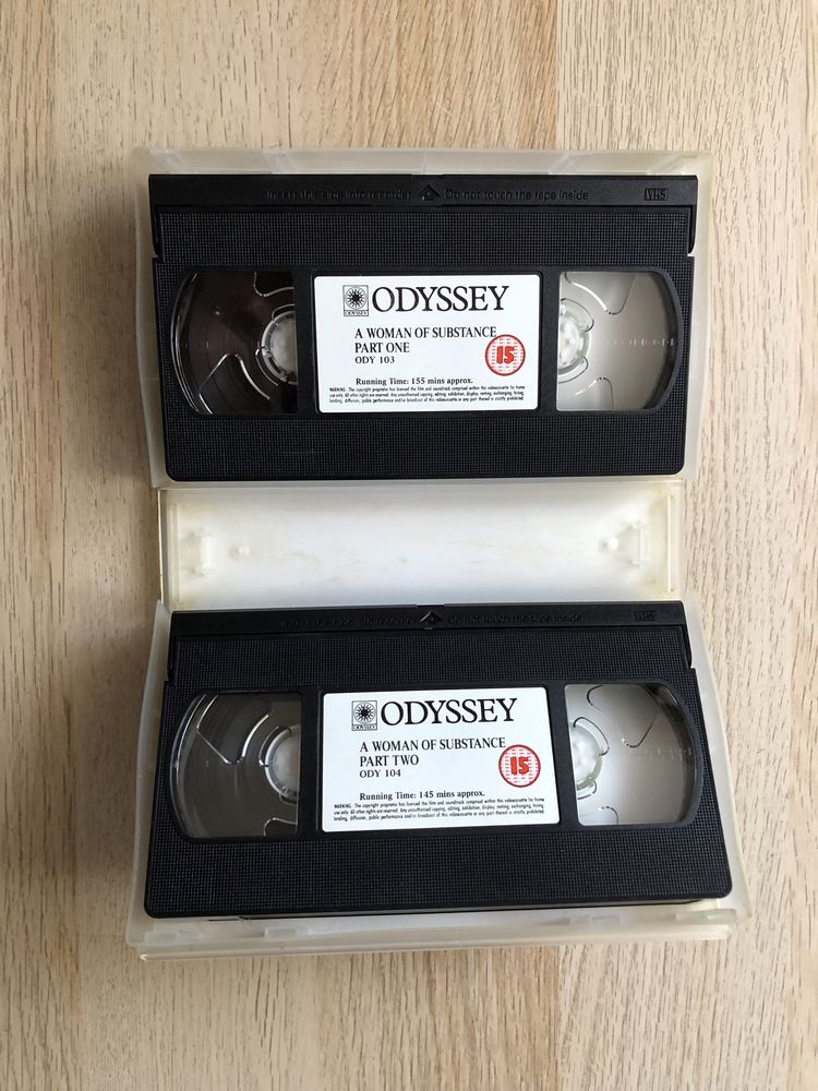 Kasety VHS Video Box 2 kasety filmy