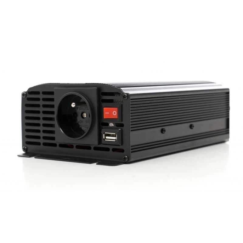 KRAFT&DELE Przetwornica Napięcia Czysta Sinusoida 12v 230v 600w KD1257