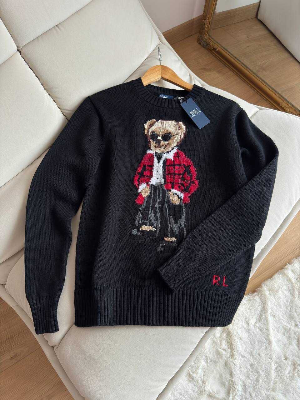 Hit Sweterki Ralph Lauren Misie Bear! Różne kolory i  modele XS S M L
