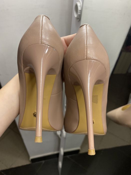 Бежеві туфлі / туфлі-човники, 38 розмір