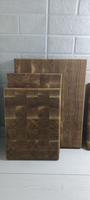 Кухонна торцева обробна дошка з дуба. Торцеві обробні дошки. 25*30*3.5