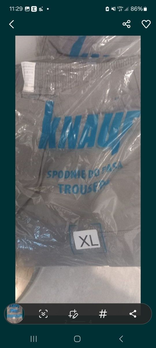 Spodnie robocze knauf