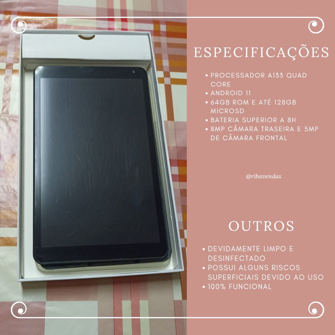 Tablet + Folio Pack Insys - 2ª mão