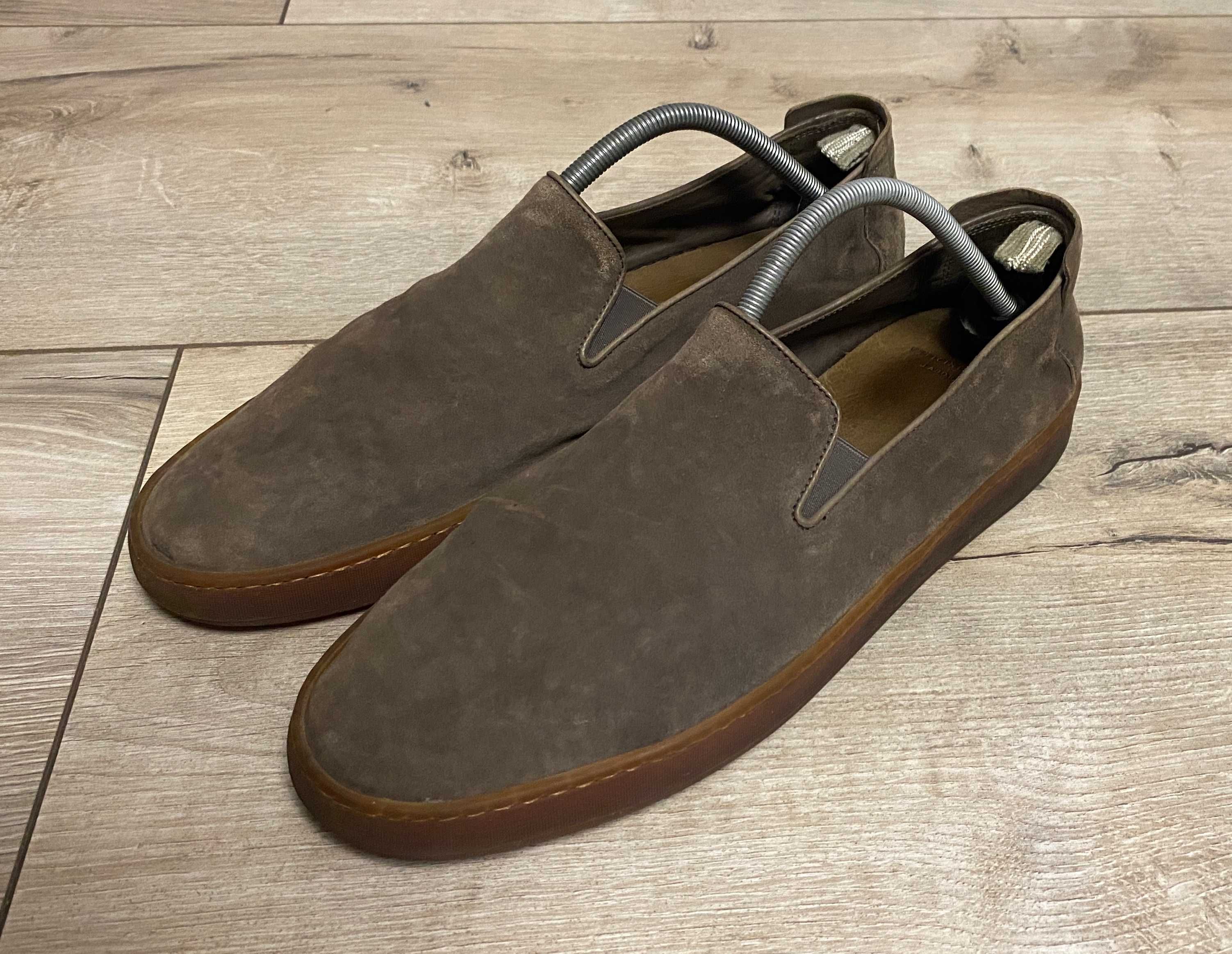 Мокасины слипоны Officine Creative - Key Suede Slip-On Sneakers
