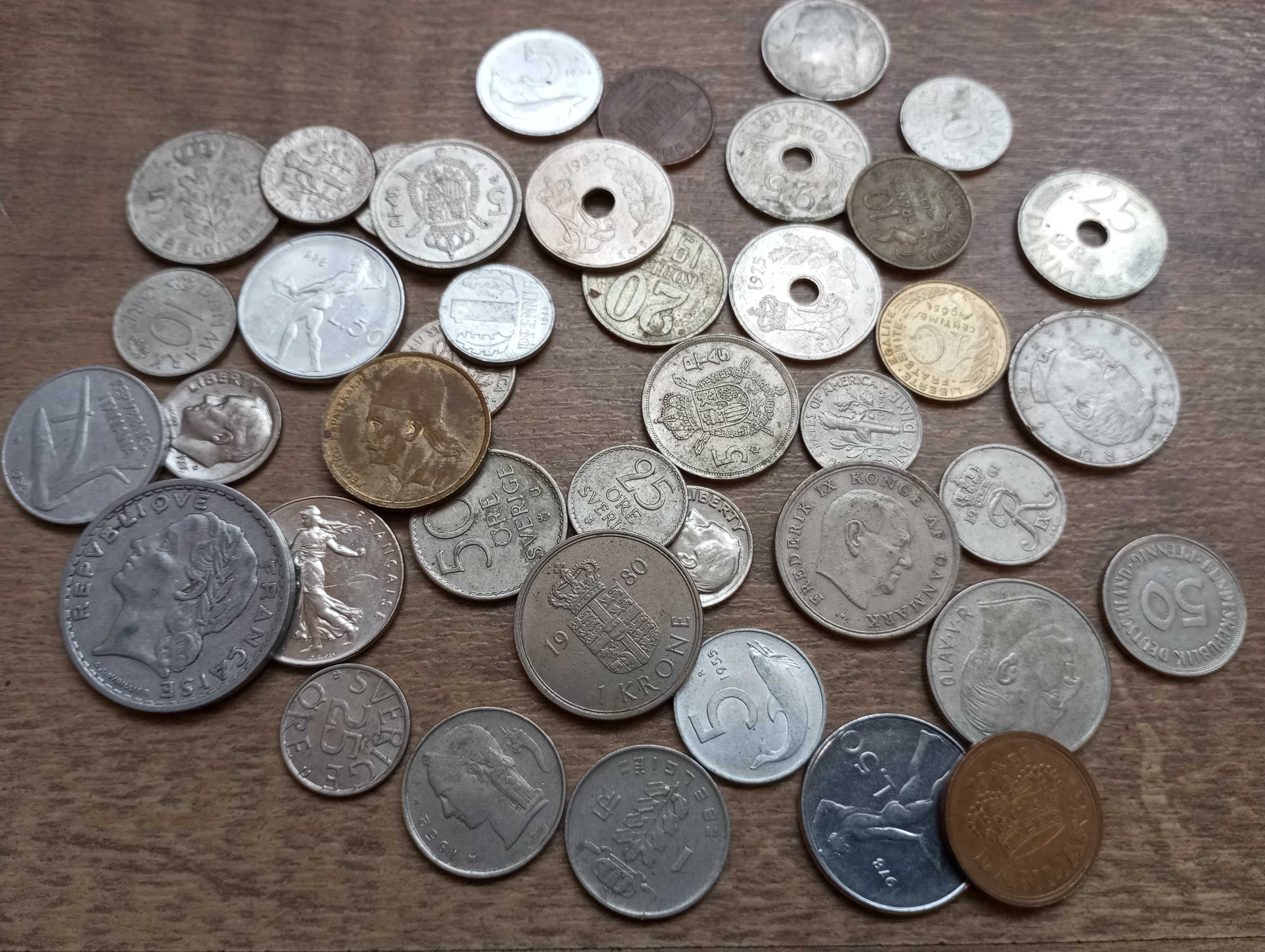 Różne monety,mix