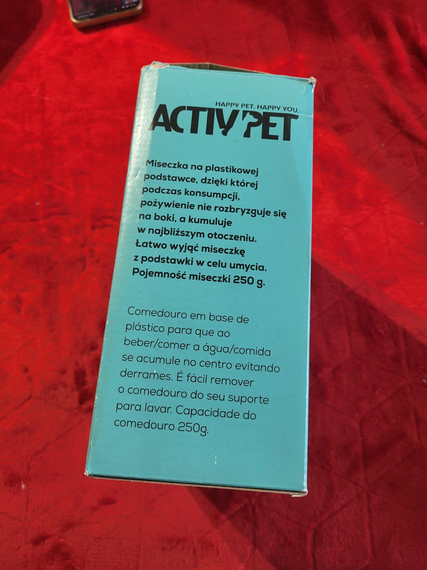 Miseczka na wodę lub pokarm dla psa Activ Pet