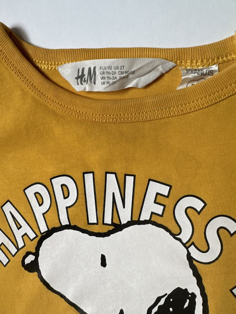 H&M bluzka ze Snoopym rozm. 92 cm