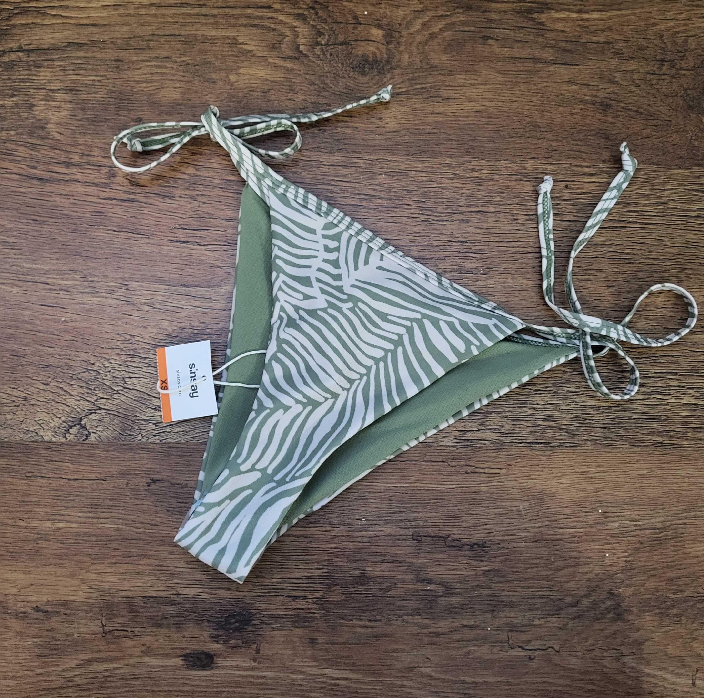 Nowe zielone majtki od bikini dół bikini damski XS 36