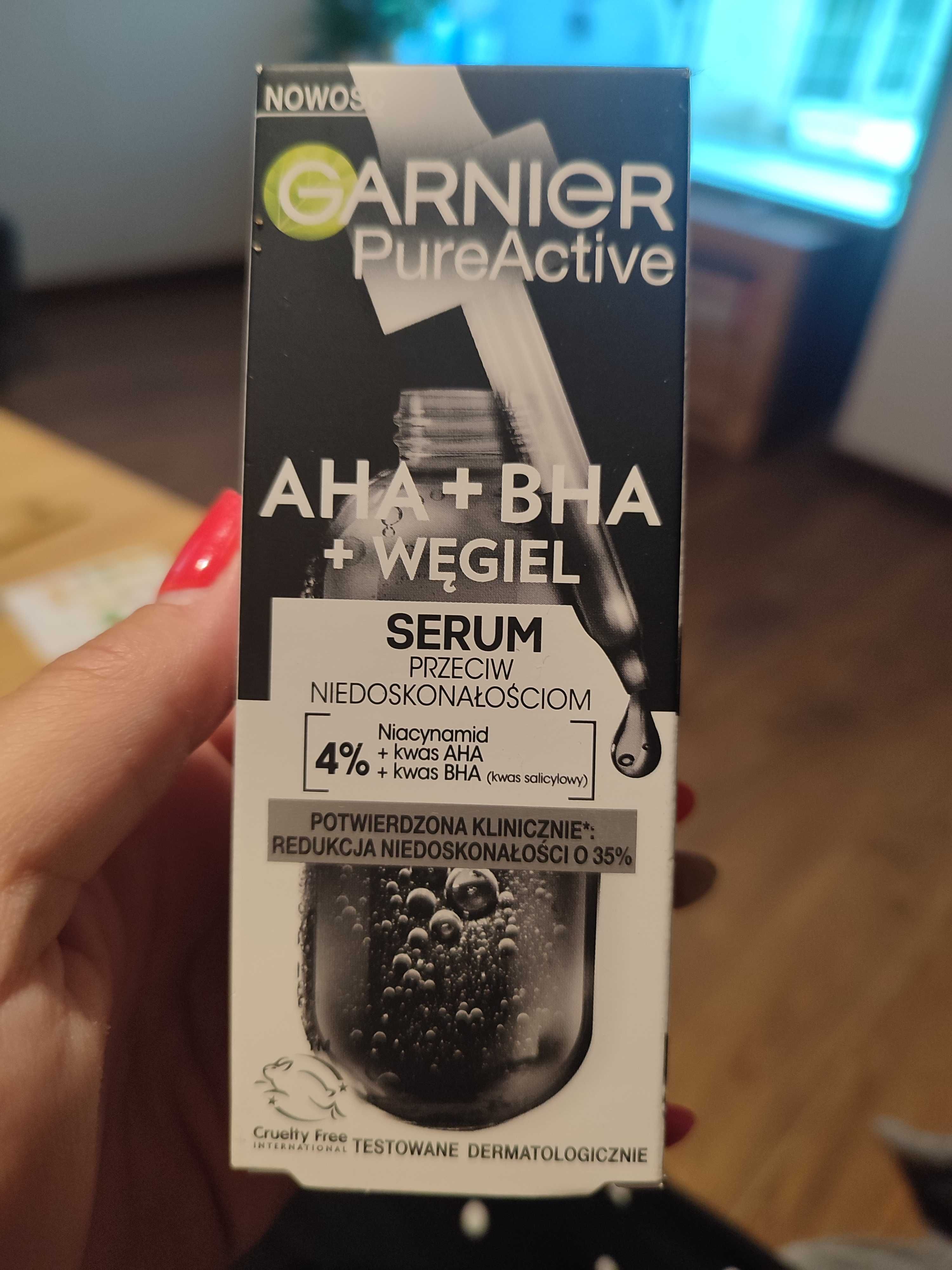 Garnier puree active aha bha serum nowe skinactive