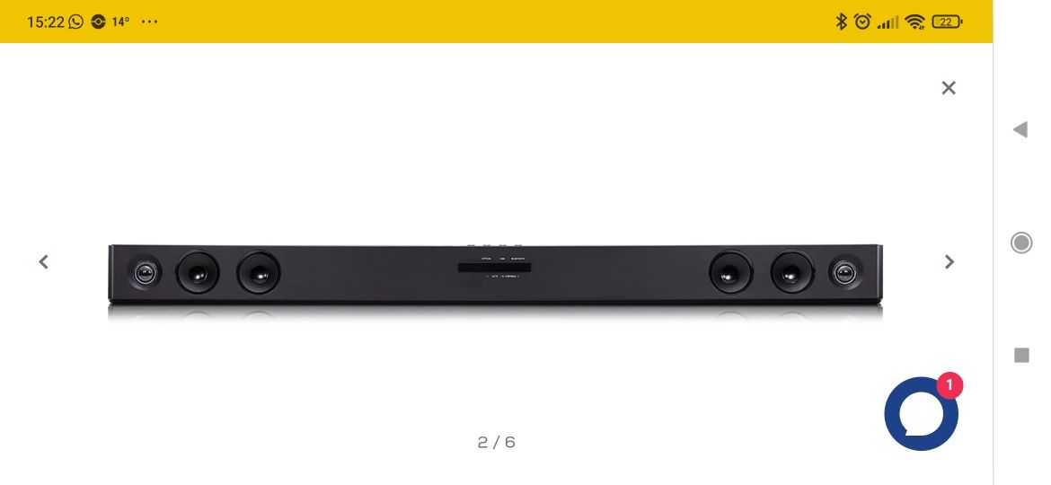 soundbar lg sj3 com Nova