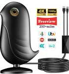 Antena HD Dododuck 2023 Amplified dla Smart TV, zasięg 500 mil.