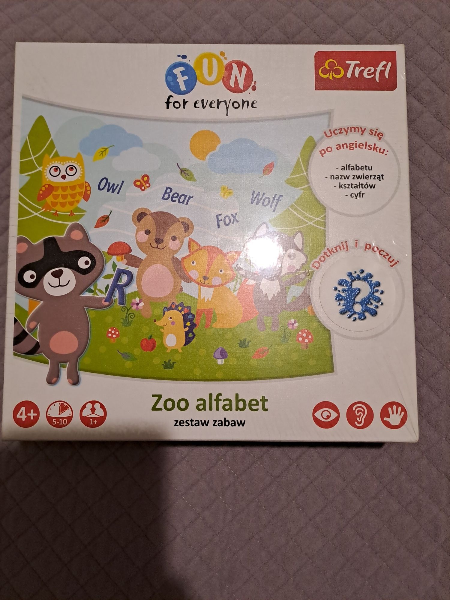 Zoo alfabet zestaw zabaw Trefl nowy