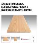 9 desek sosnowych 4,20 m (paczka + 1)