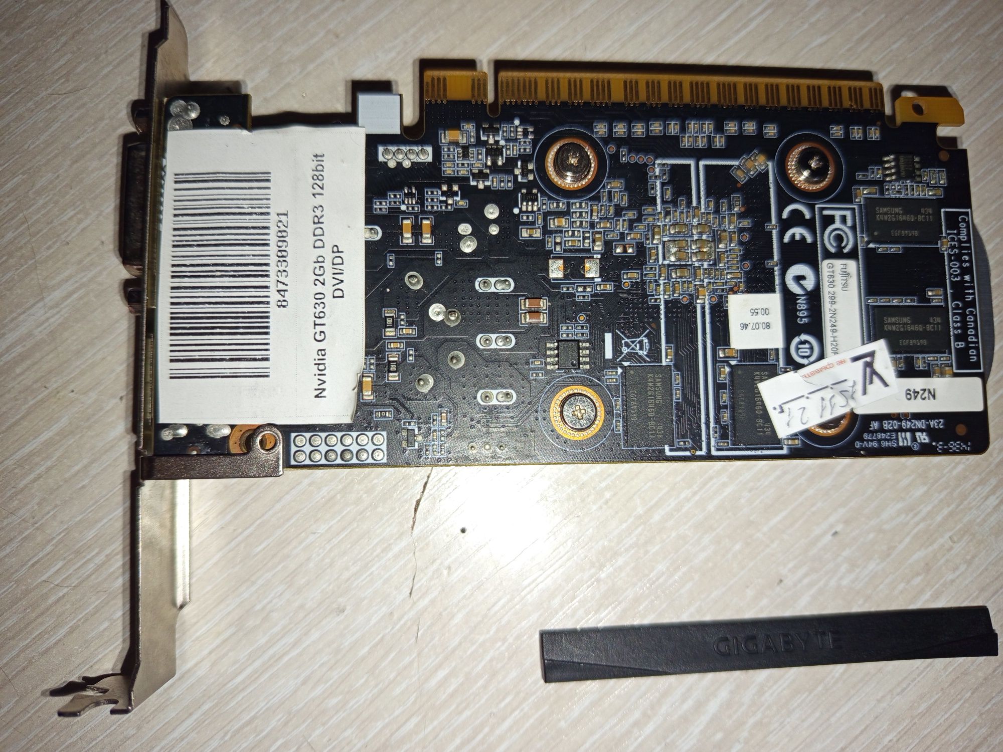 !Продам Nvidia GT630 2GB DDR3 128bit DVI/DP працює, в гарному стані!