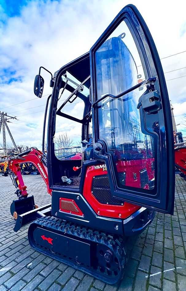 NOWA Minikoparka Kingway Yama H12K JOISTICKI Ramię SKR 3 ŁYŻKI 1200kg