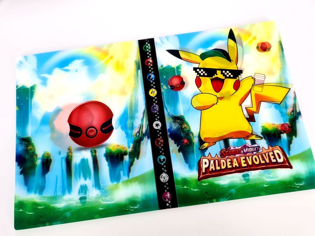 Nowy super album 3D na karty Pokemon Pikachu A5 - zabawki