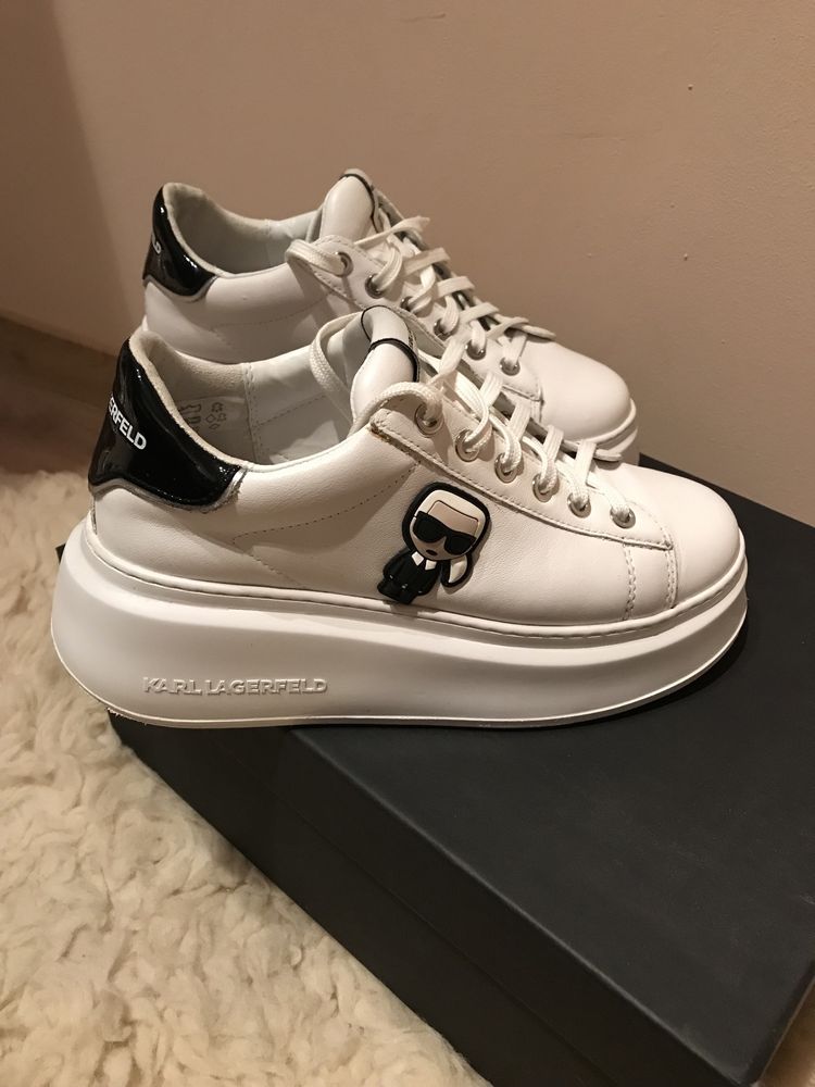 Karl Lagerfeld białe sneakersy 37