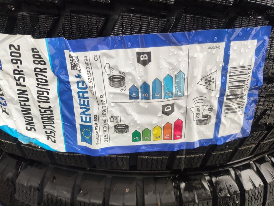 Nowe 2025 opony zimowe 215/70/15C fortune fsr-902  nowe sprawdzona mar