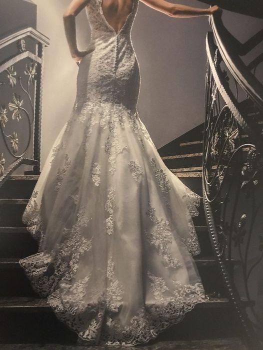 PIĘKNA suknia ślubna 36