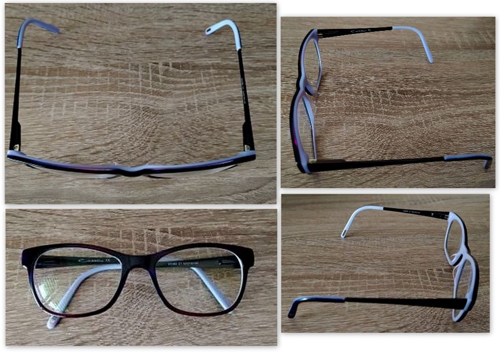 oprawki Chili&Co Bergman odc. fioletu czarne okulary etui 53 18/140