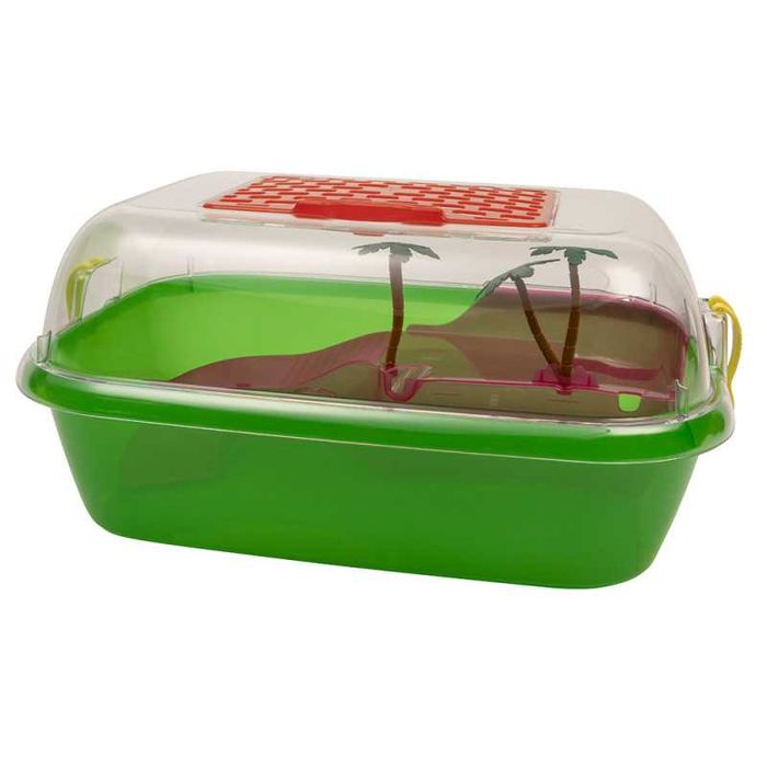 Tartarugueira Plástica Fechada – Modelo Daffy (44 × 34 × 20 cm)