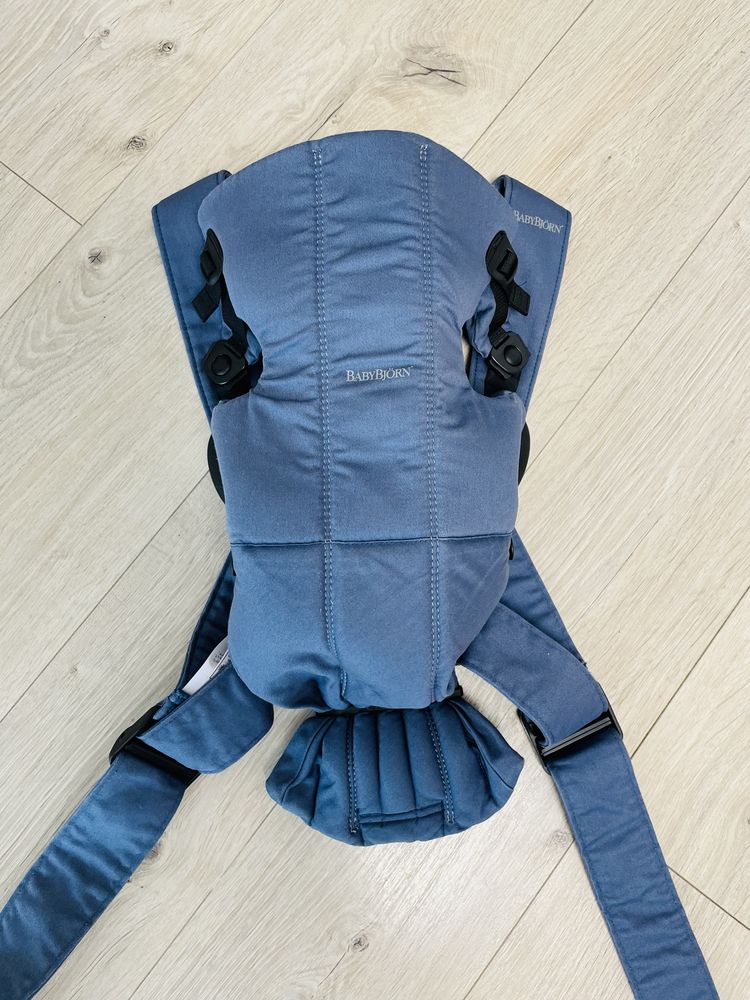 Nosidełko Babybjorn Mini Cotton kolor Vintage Indigo