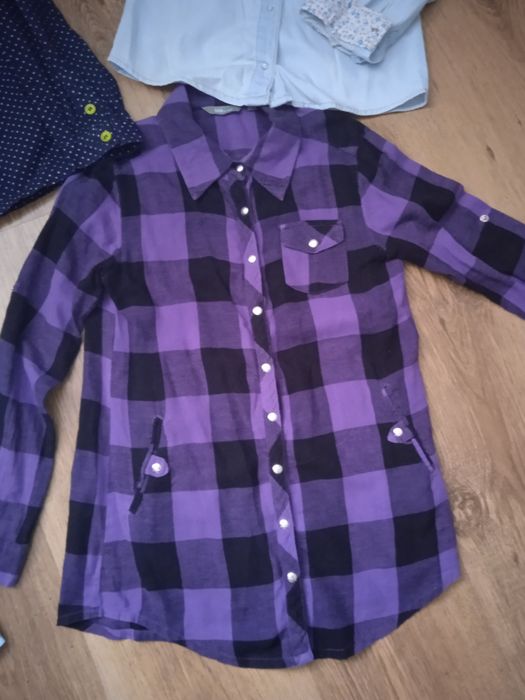 Koszula/tunika w kratę - 128