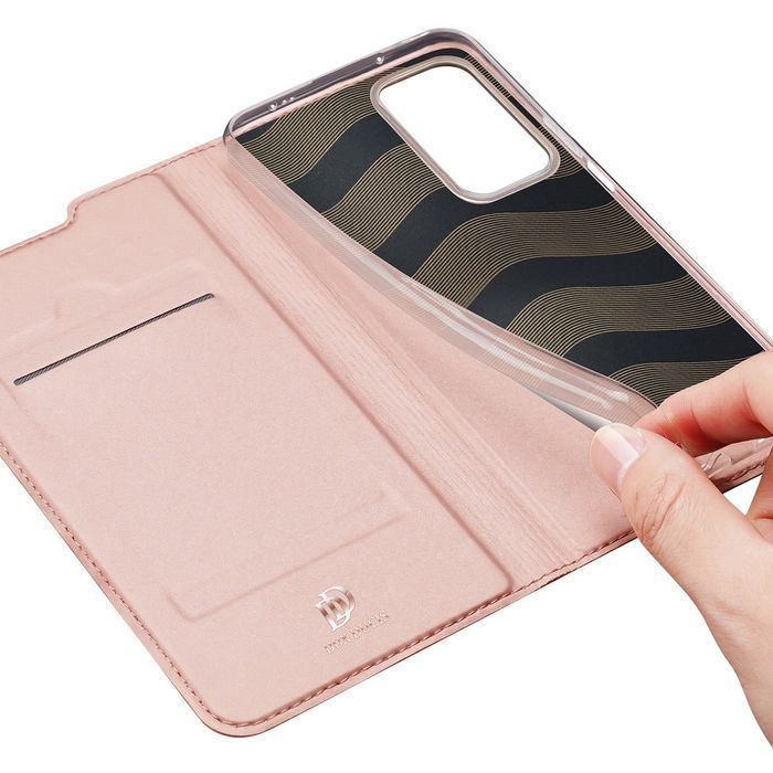 Dux Ducis Skin Pro etui pokrowiec z klapką Xiaomi Poco F4 5G różowy