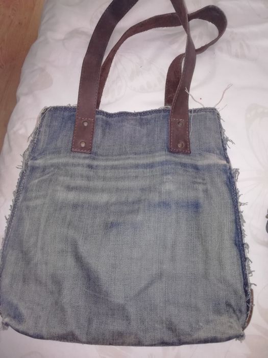 Carteira de senhora Salsa, em ganga e cabedal