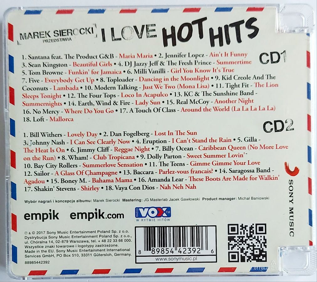 Marek Sierocki Przedstawia I Love Hot Hits 2CD 2017r