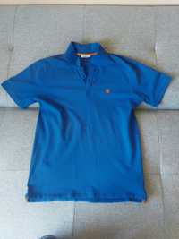 Koszulka polo Selected/Home niebieska XL