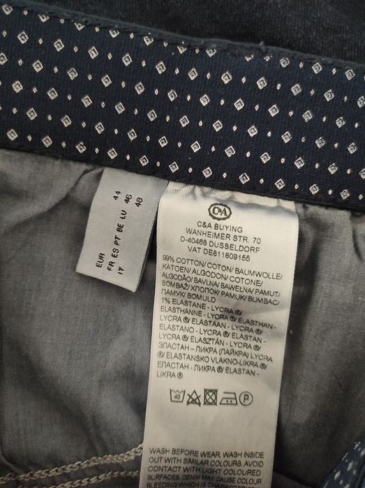 Темно-сині джинси розмір 52