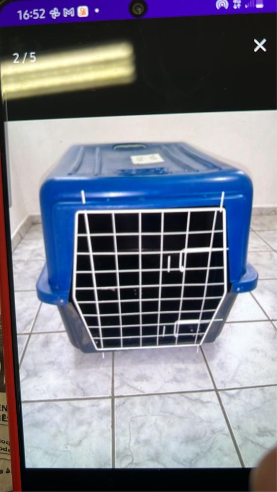 Vendo caixa de transporte de pets