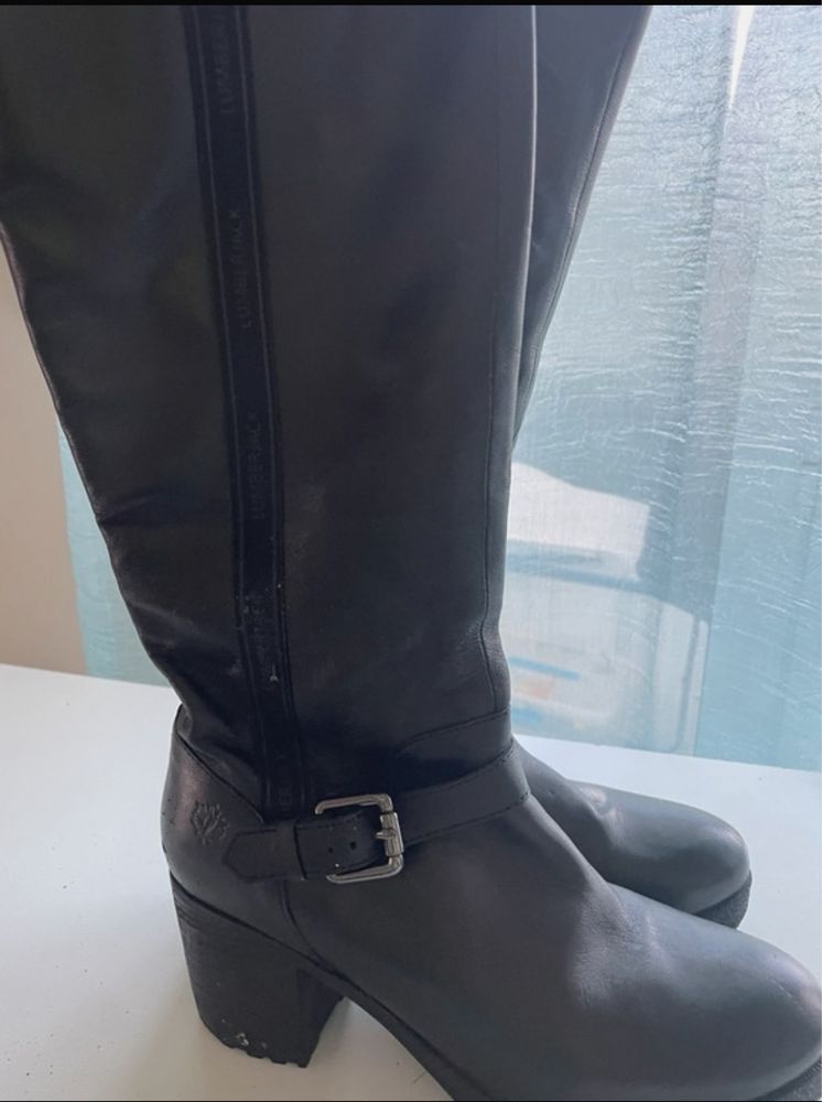 Botas de cano alto, Lumberjack, tam 40, em bom estado