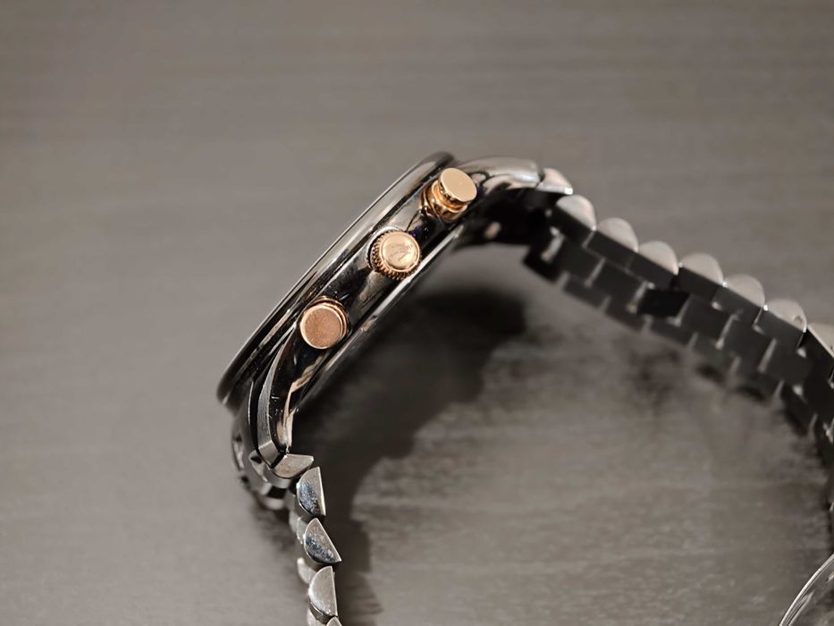 Relógio Maserati Tradizione 45mm - Black Dial (Black/Rose Gold)