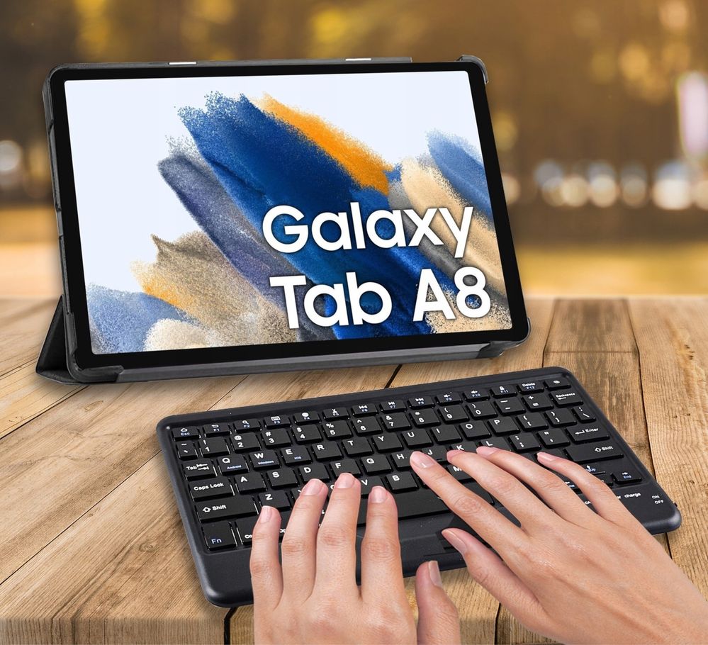 Nowe! Kalwiatura bezprzewodowa i case do Samsung Galaxy Tab A8 10,5”