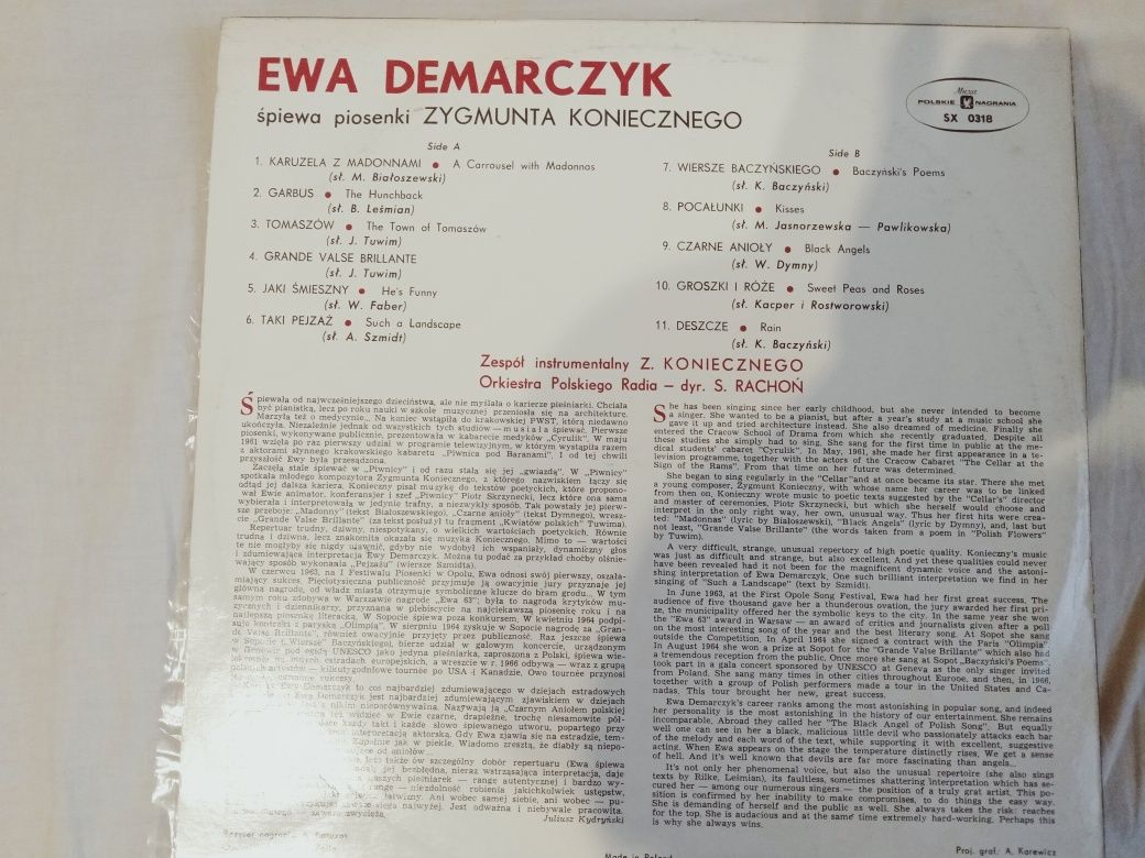 Demarczyk - płyta winylowa