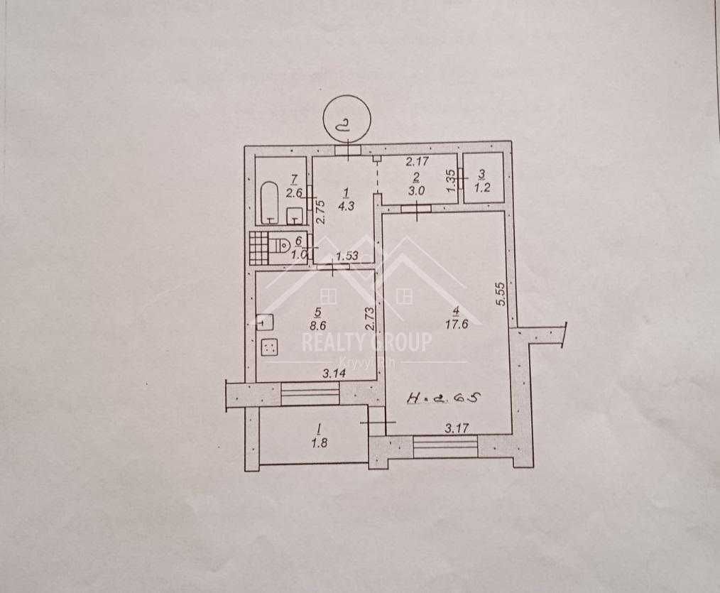 Продаж гарної 1к квартири (КРЕС)