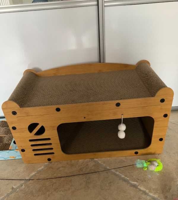 Drapak domek dla kota legowisko nowy zabawka cat miejsce do spania