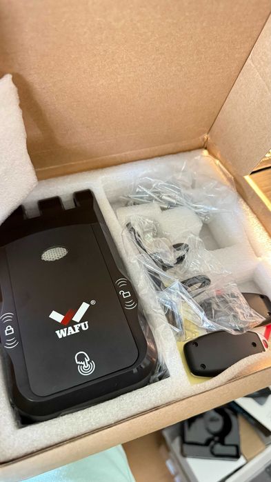 WAFU Fechadura de porta infravável remota inteligente sem fio