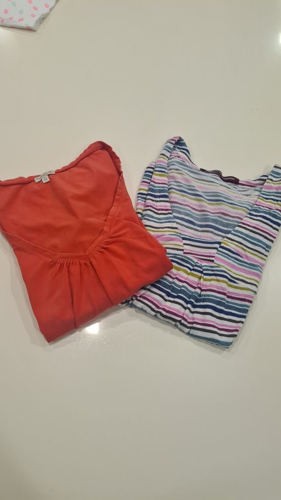 Lote de 2 t-shirts c/ manga para senhora tam. S