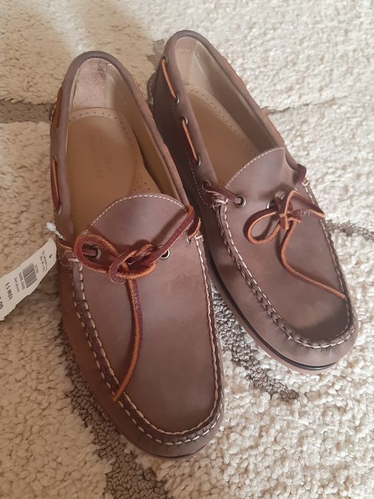 Лофери,лоферы коричневі  замш розмір 9 1/2(42розмір). LL Bean