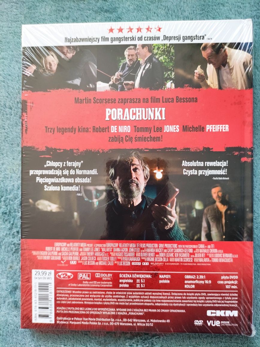 Porachunki Malavita, film DVD.