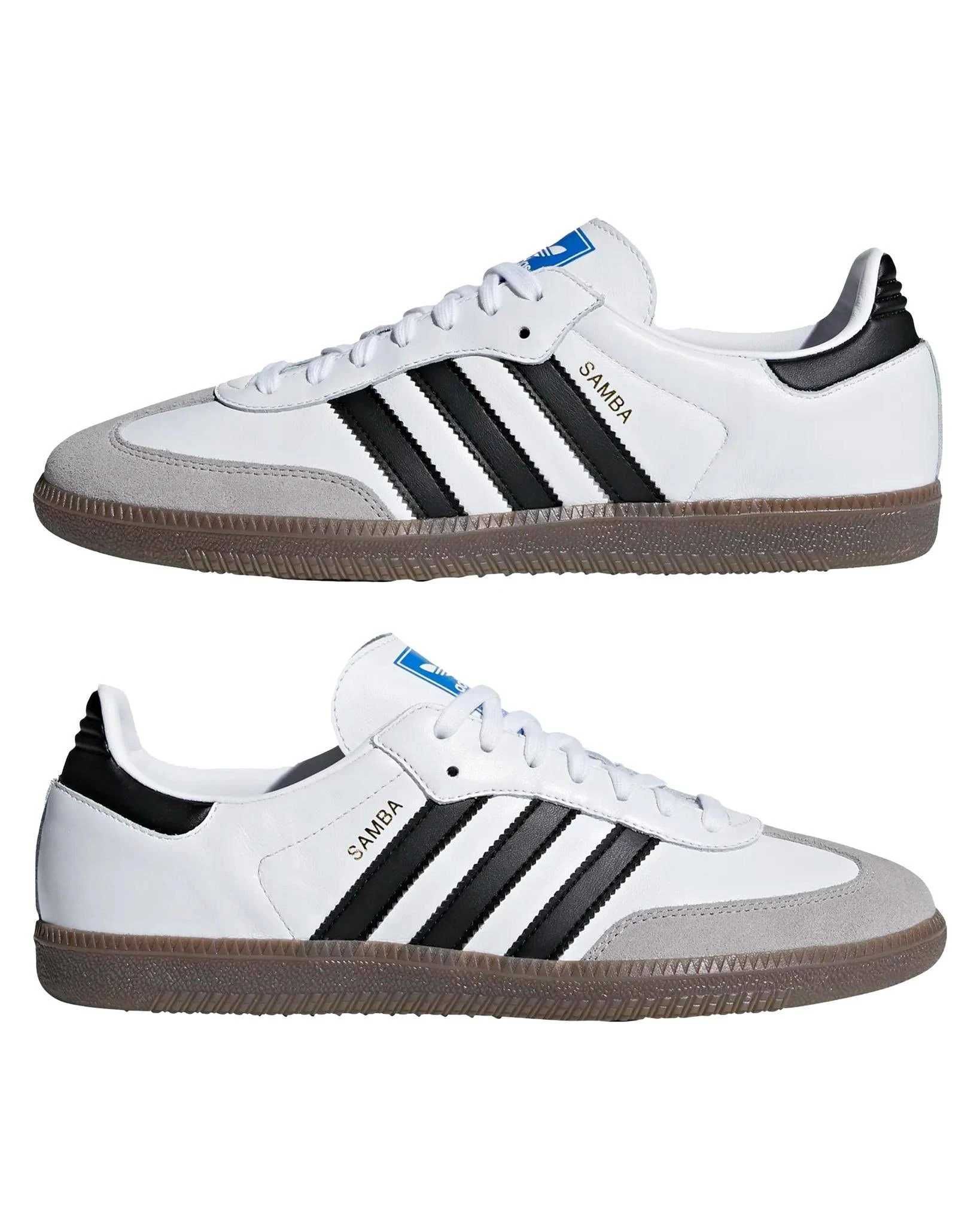 Кроссовки женские Adidas Samba white адідас самба белые адидас