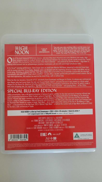 High noon W samo południe blu-ray ANG Eureka! Gary Cooper