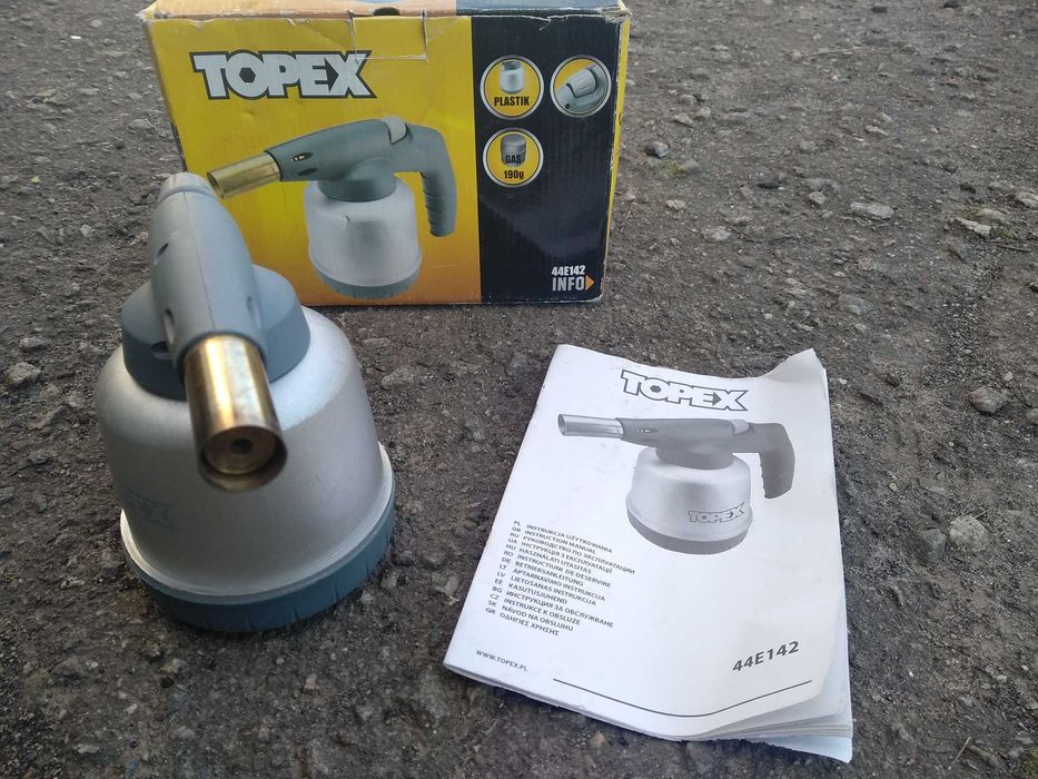 Шуруповерт акумуляторний перфоратор Зеніт Паяльна лампа газова Topex