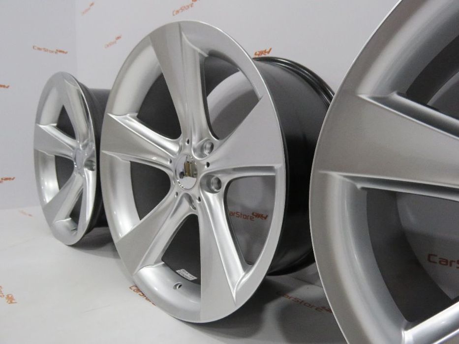 Jantes look Bmw Style 128   19'' 9 et 24 + 10 et 14 5x120 Hypersilver