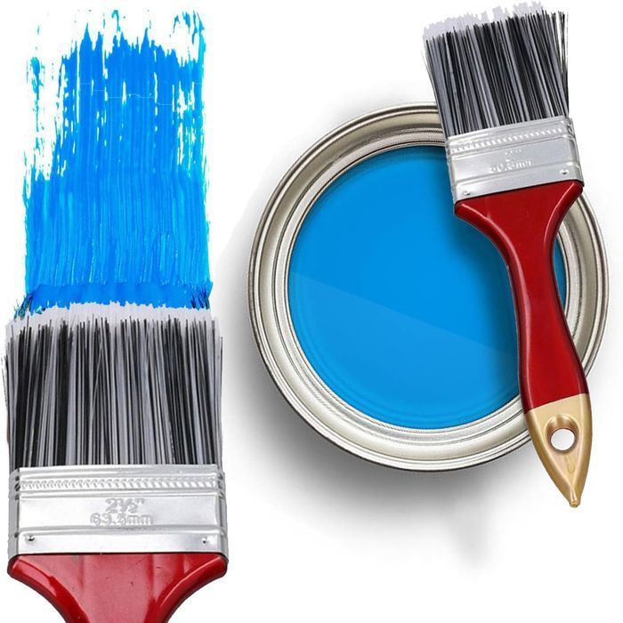 Pędzel do Malowania Ścian Sufitów Drewna Angielski Szeroki Płaski