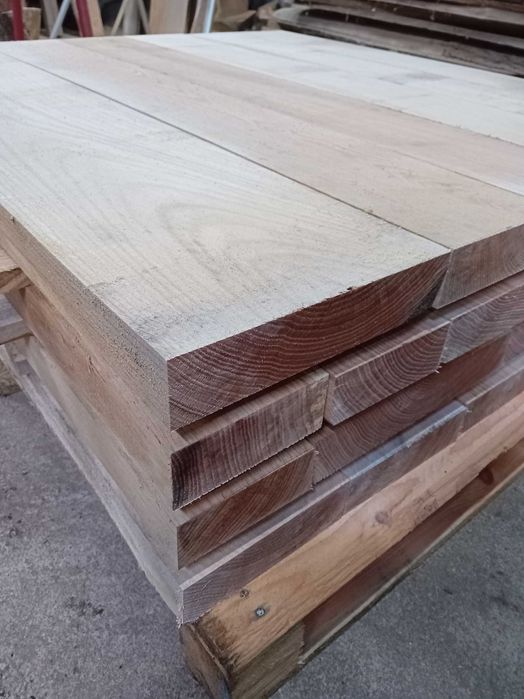 Deski brusy krawędziak dąb na kanał