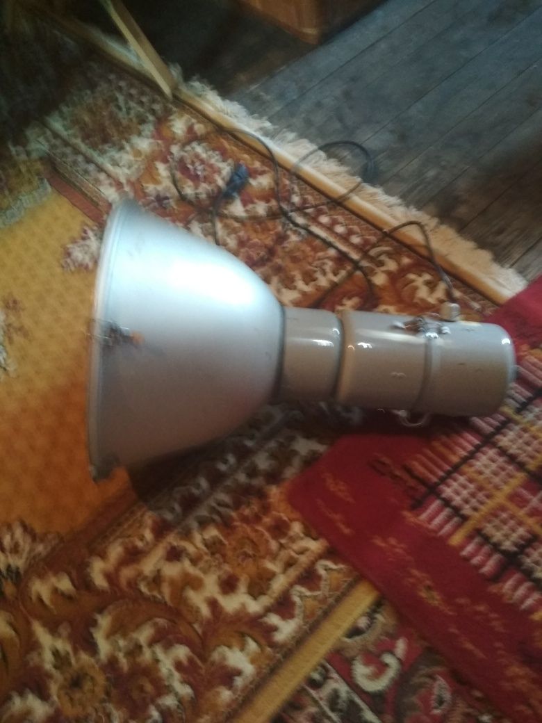 Lampa wisząca PRL loft